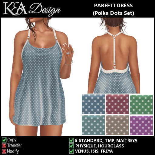 K&A Design (box) - Parfeti Dress (Polka Dots Set)