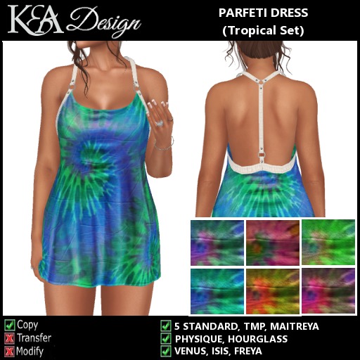 K&A Design (box) - Parfeti Dress (Tropical Set)