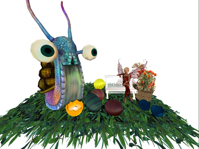 Easter decor Fairy sit