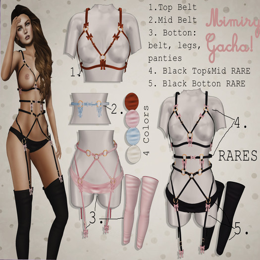 Mimiry Mid Belt White