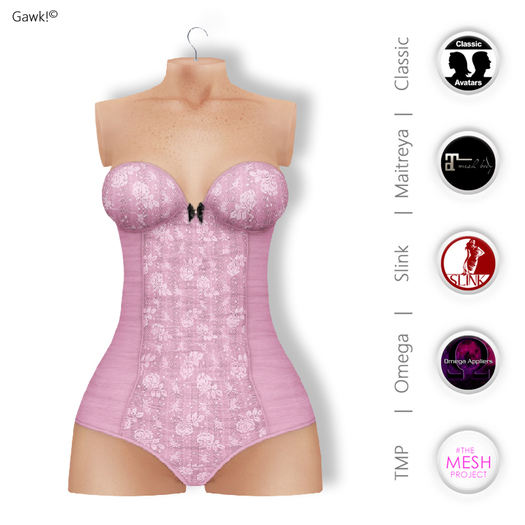 GAWK! Rose Vintage Body | Bom & Appliers for Maitreya, Slink Physique, TMP & Omega System