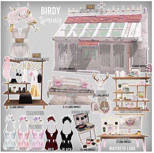 Birdy - Spring - Playsuit - Lara - Black