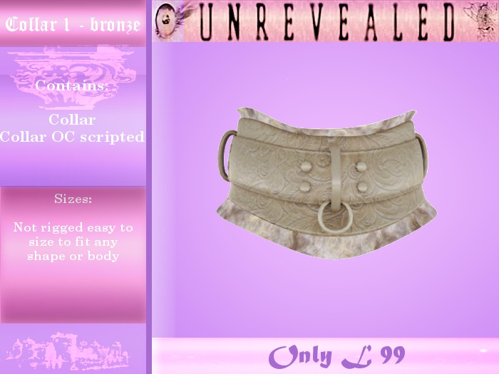 <T> Bronze collar - wear me