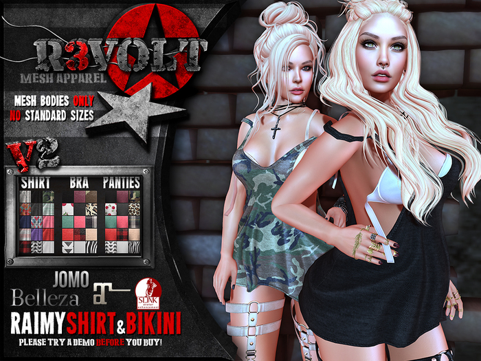 [R3] - Raimy Shirt & Bikini [V2] DEMO