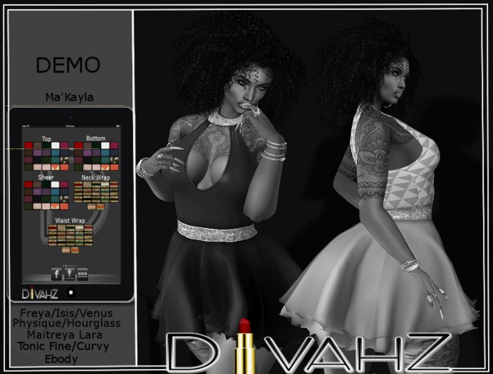 !DC! Ma'Kayla Dress (Mesh) DEMO