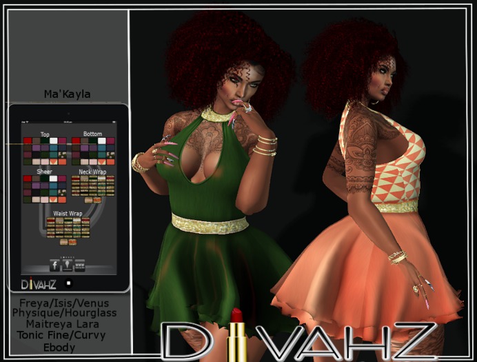 !DC! Ma'Kayla Dress (Mesh)
