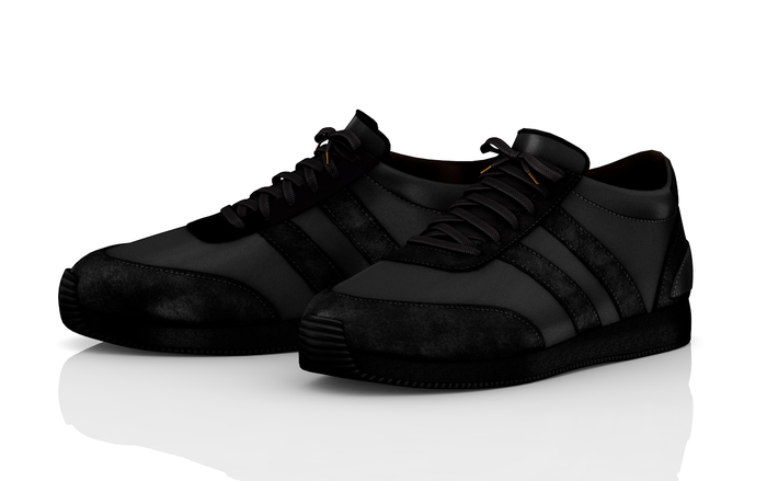 fame femme: Sport Sneakers - Black