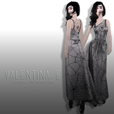Valentina E. Tangled Web Gown Dove