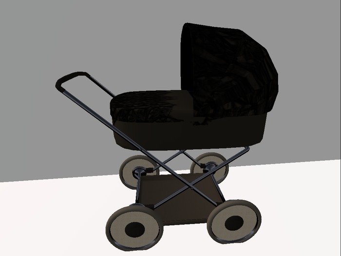 ENIGNA TORN PRAM BLACK