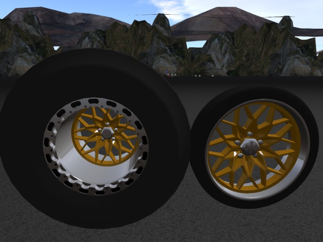 KK/BCC T/A Drag tire 1.6 set Full Perm