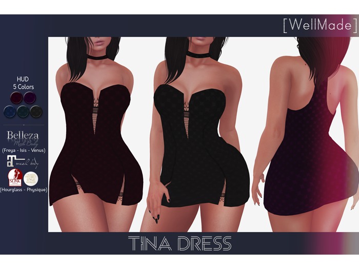 [WellMade] Tina Dress - HUD 5 Colors