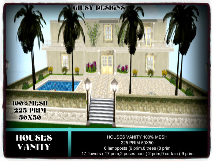 HOUSES VANITY 100% MESH