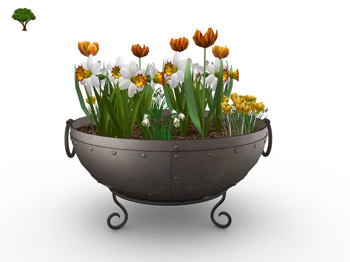 Mesh Spring Planter Luis