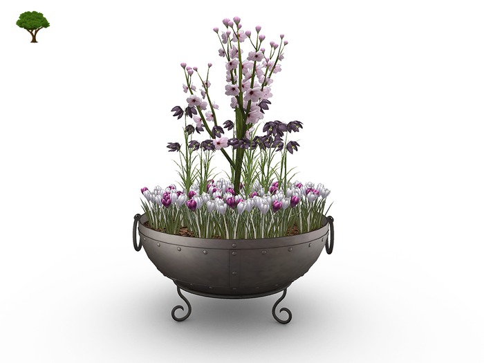 Mesh Spring Planter Pascal