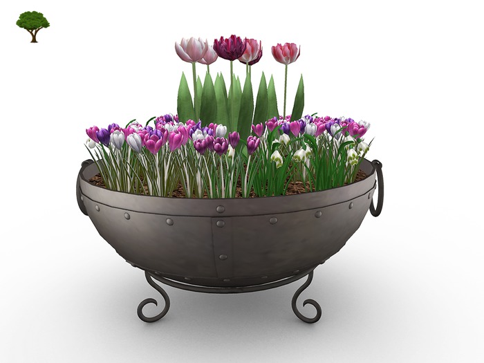 Mesh Spring Planter Sam