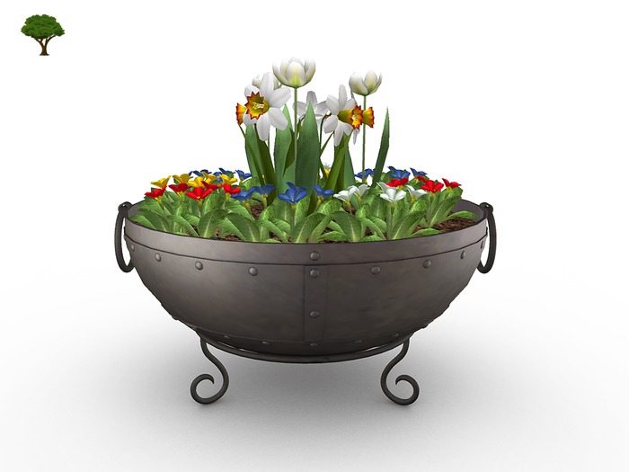 Mesh Spring Planter Till