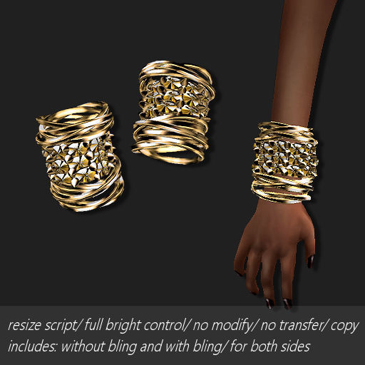 [DEMO] BRACELET RSTON-W GOLD    -RYCA-