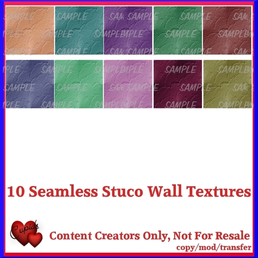 10 Seamless Stuco wall textures