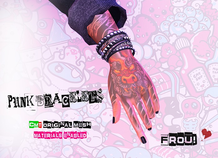 [Frou!] Punk Bracelet - Black BOX