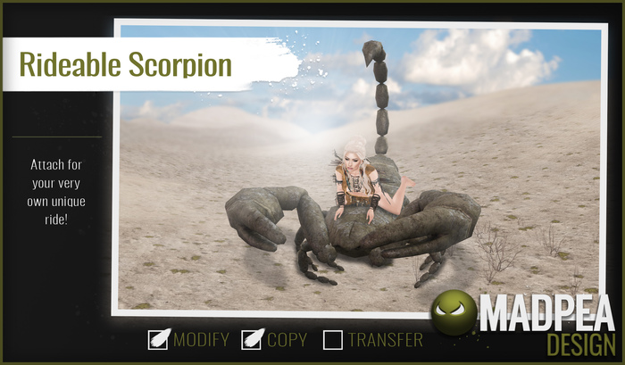 MadPea Scorpio's Rideable Scorpion