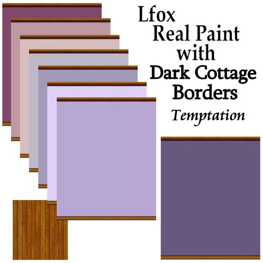 lfox Dark Cottage Borders - Temptation