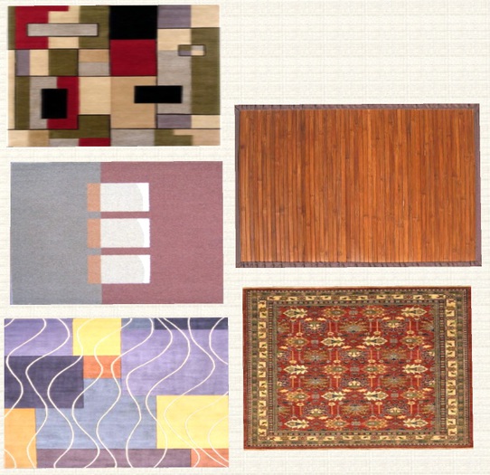 RUGS  PACK      5   Styles included