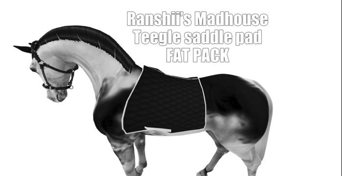 *RMH* Teegle colors saddlepads FATPACK 