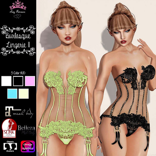**Sexy Princess** Burlesque Lingerie II