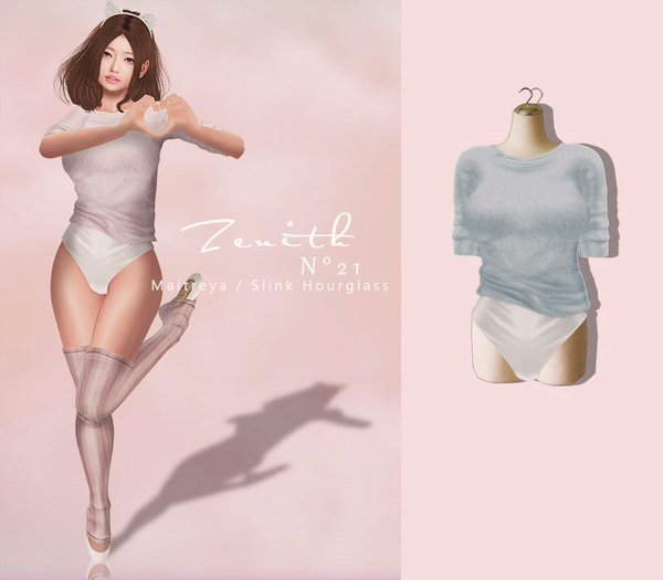 =Zenith=sweater bodysuit (Blue)