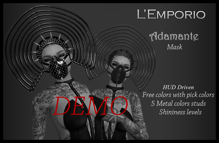 D*E*M*O L'Emporio ::*Adamante*:: Mask -HUD Driven-