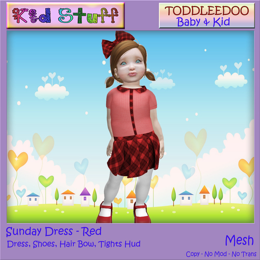 KS TD Sunday Dress Red