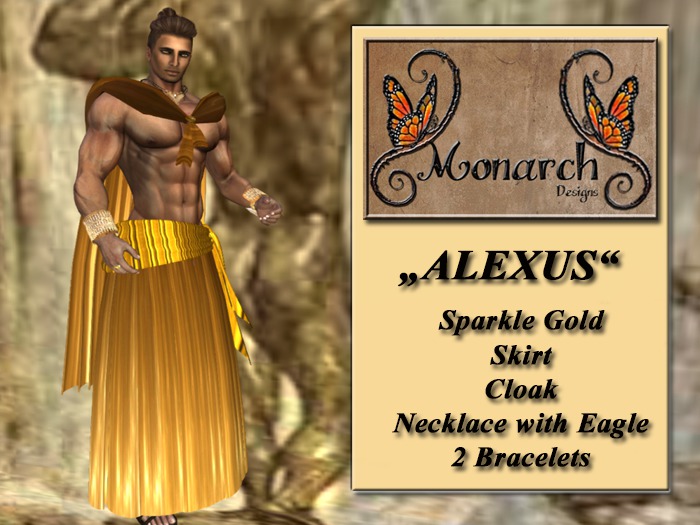 Monarch Alexus Sparkle Gold Boxed