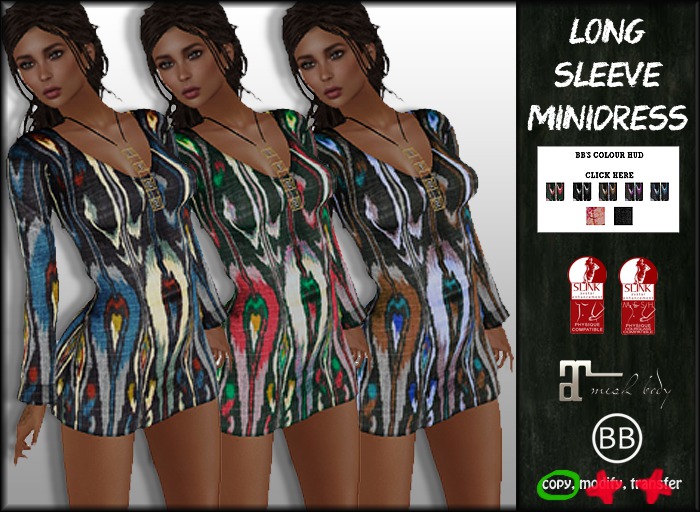 ***BB's ETHNIC LONGSLEEVE MINIDRESS***