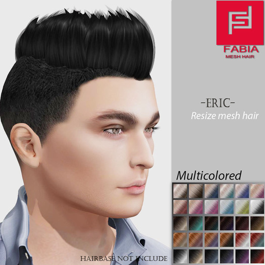 -FABIA- Mesh Hair  <Eric> Multicolored Tones