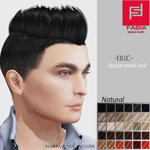 -FABIA- Mesh Hair  <Eric> Natural Tones