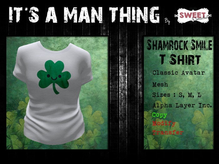 It's A Man Thing - St Pats - Shamrock Smile W