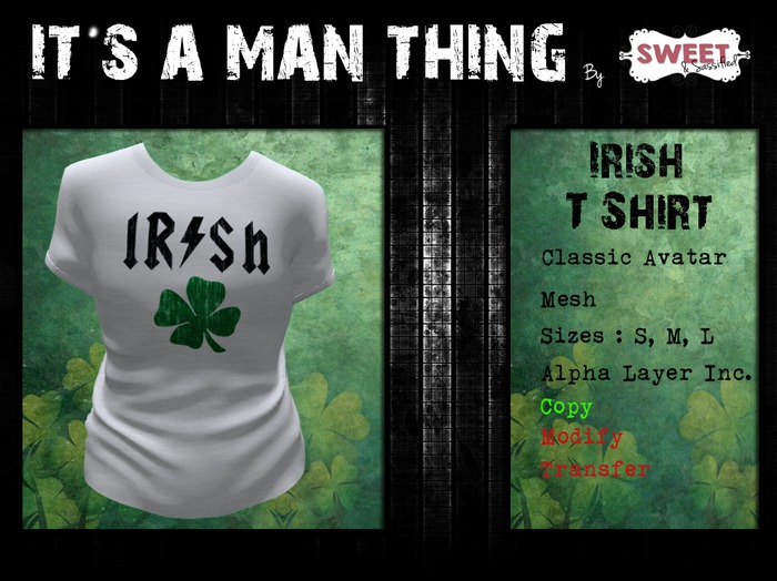 It's A Man Thing - St Pats - Irish IM