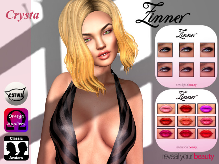 >Zinner< Crysta Skin (Omega Applier) + Makeup Pack