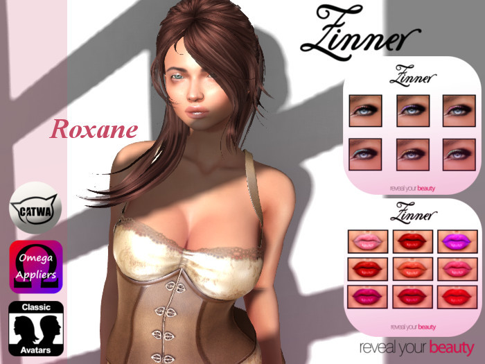 >Zinner< Roxane Skin (Omega Applier) + Makeup Pack