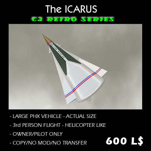C3 ICARUS v.1  SLV SPACESHIP SCIFI