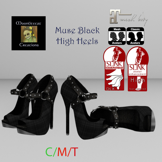 MLCC Muse Black Heels Box