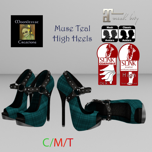 MLCC Muse Teal Heels Box