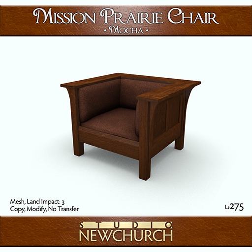 :: N :: Mission Prairie Chair - Mocha