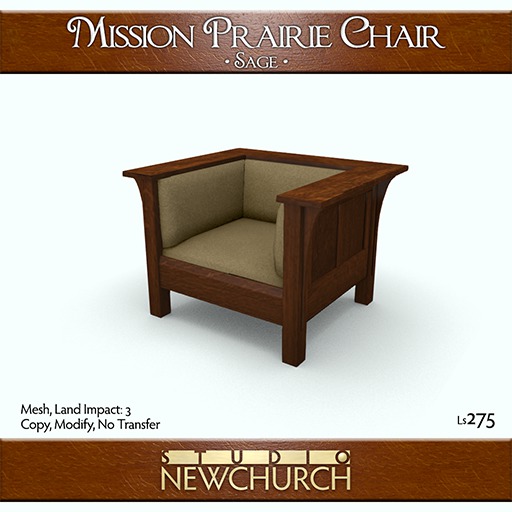 :: N :: Mission Prairie Chair - Sage