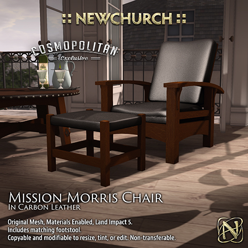 :: N :: Mission Morris Chair, Carbon