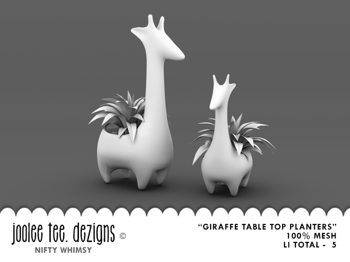 Joolee Tee Builders - Giraffe Planters Boxed