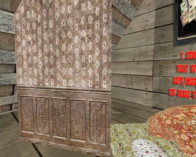 Brown Wallpaper with molding