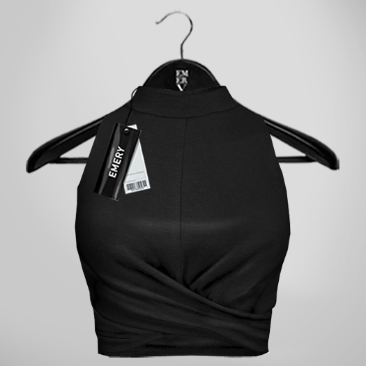 Emery Racha Twist Front Top Black