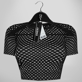 Emery Finland Crop Top Black