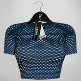 Emery Finland Crop Top Navy